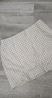 Abercrombie Yellow Gingham Skort
